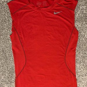 Nike Pro-Combat Dri-Fit Fitted Sleeveless Shirt Size S